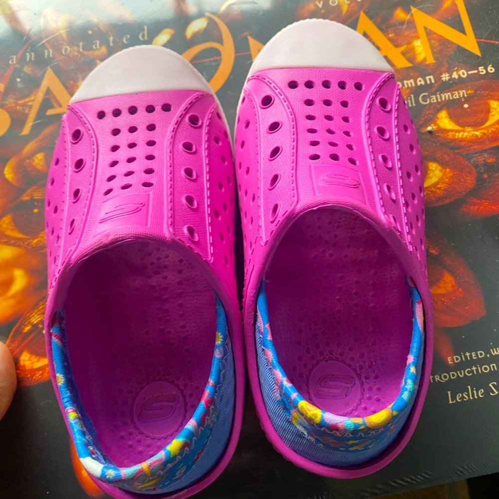 Sketcher slide on light up shoes